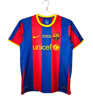 camiseta fc barcelona 10/11 local ucl final