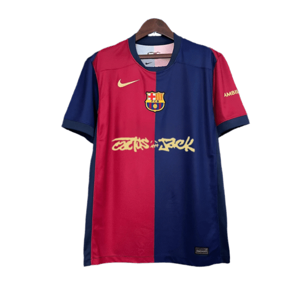 camiseta barcelona 24/25 travis scott/ cactus jack