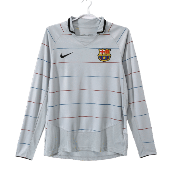 camiseta fc barcelona 03/04 manga larga
