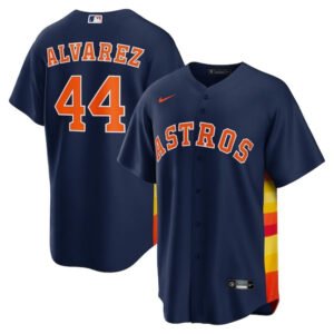 camisa mlb astros oscura alvarez