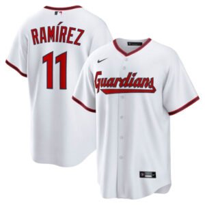 camisa mlb cleveland blanca ramírez