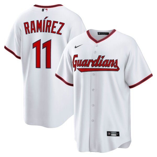camisa mlb cleveland blanca ramírez