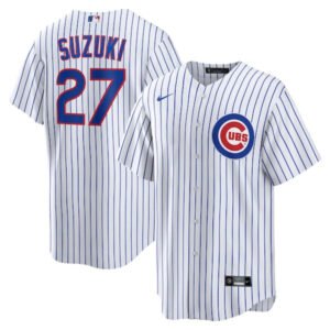 camisa mlb cubs de rayas suzuki