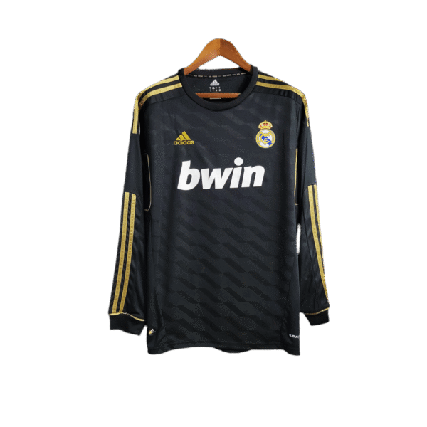 camiseta real madrid 2011/12 visitante manga larga