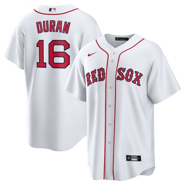 camisa mlb red sox blanca durán