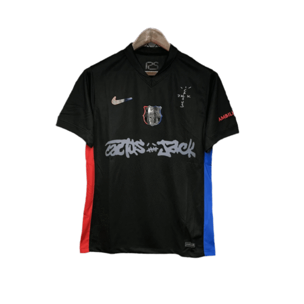 camiseta barcelona 25/26 visita travis scott/ cactus jack