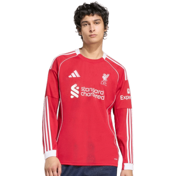 camiseta liverpool 25/26 manga larga