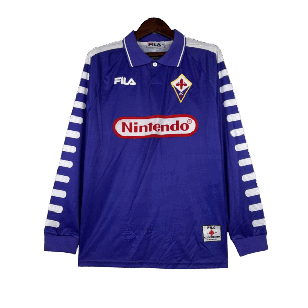 camiseta fiorentina 98 manga larga