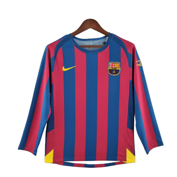 camiseta fc barcelona 05/06 manga larga