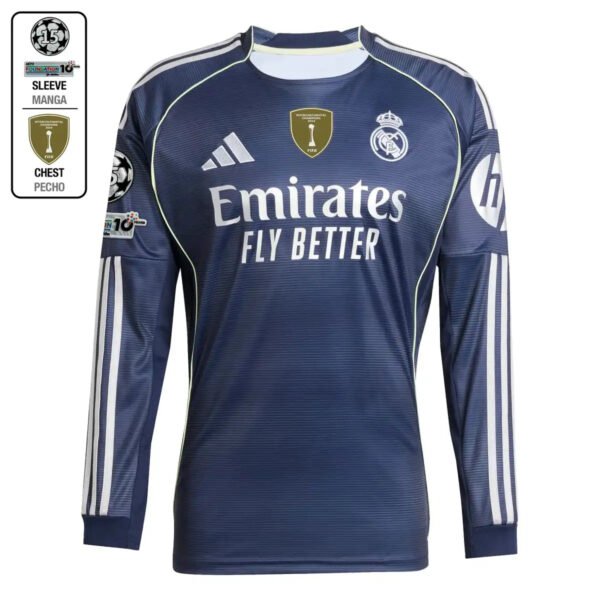 camiseta real madrid 25/26 manga larga (visita) camiseta real madrid 25/26 manga larga (visita)