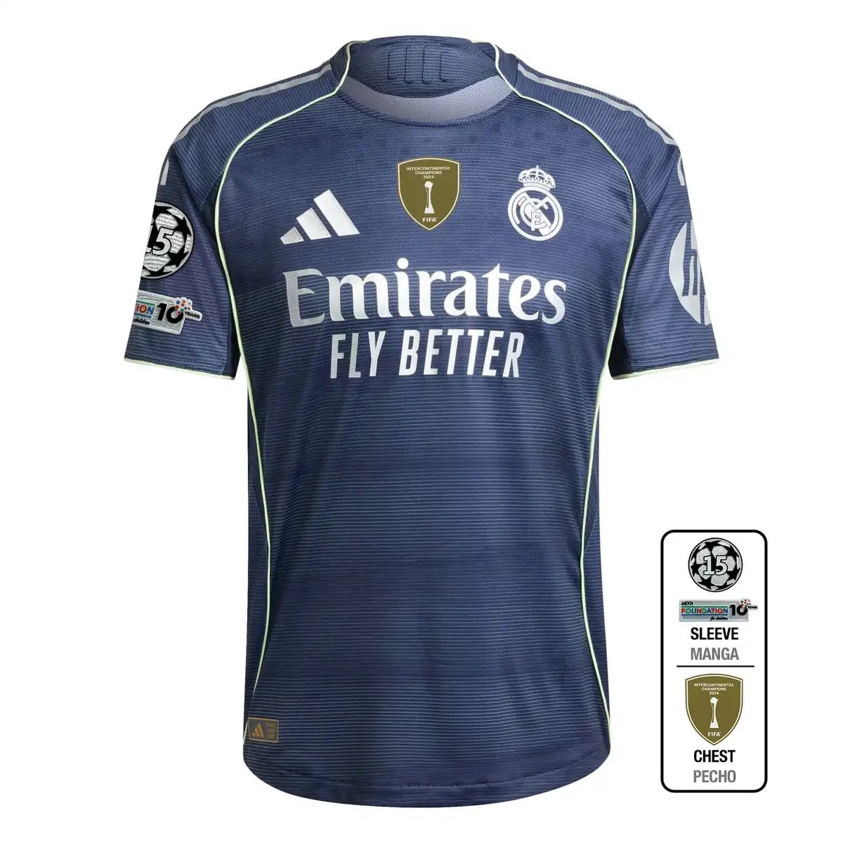 camiseta real madrid 25/26 visitante