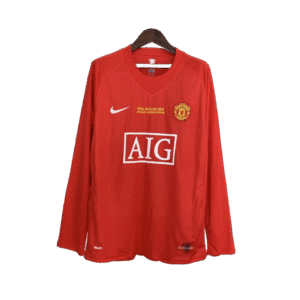 camiseta manchester united 07/08 manga larga camiseta manchester united 07/08 manga larga