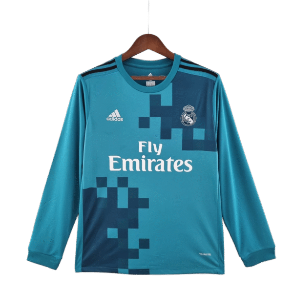 camiseta real madrid 17/18 visitante manga larga