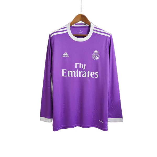 camiseta real madrid 16/17 visitante manga larga