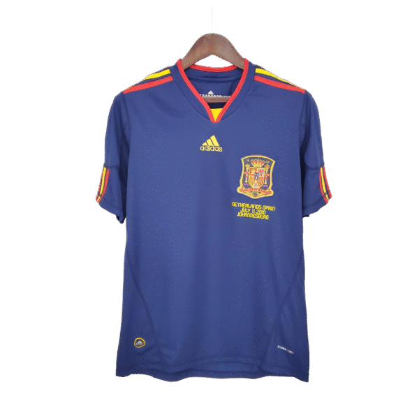 camiseta españa 2010 visitante