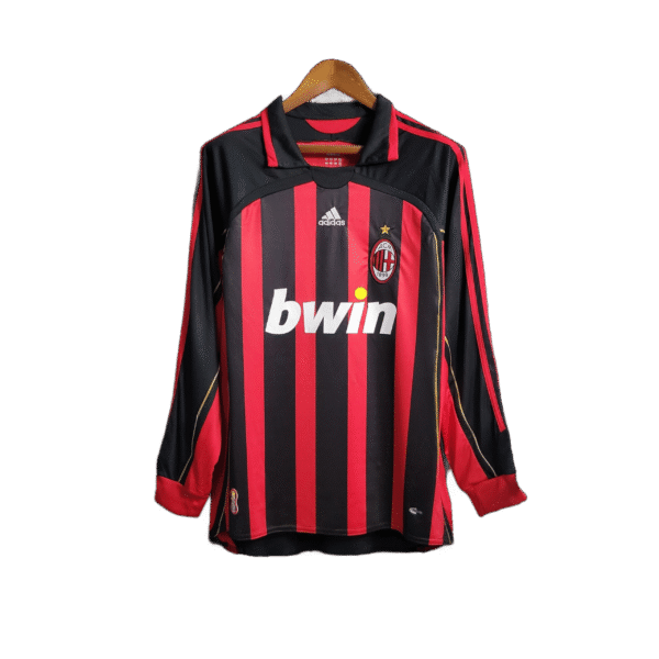 camiseta ac milán 2007 local manga larga camiseta ac milán 2007 local manga larga