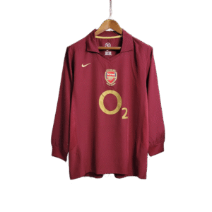 camiseta arsenal 05/06 manga larga