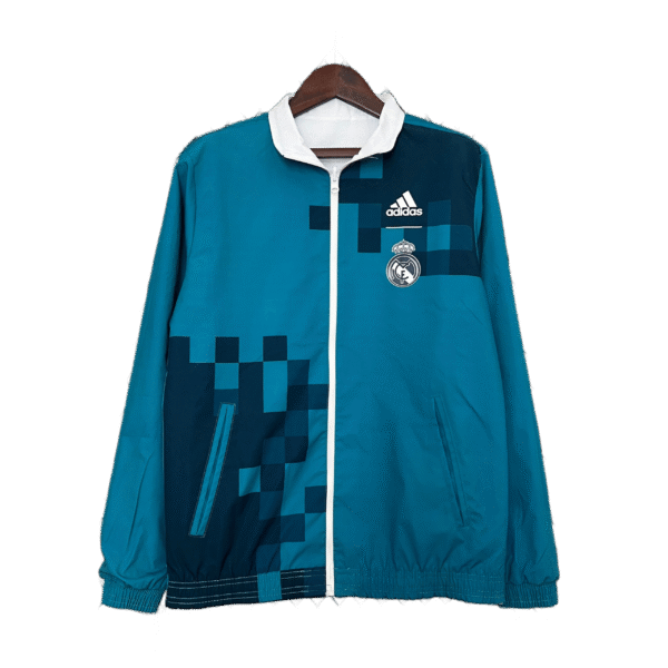 chaqueta reversible real madrid retro